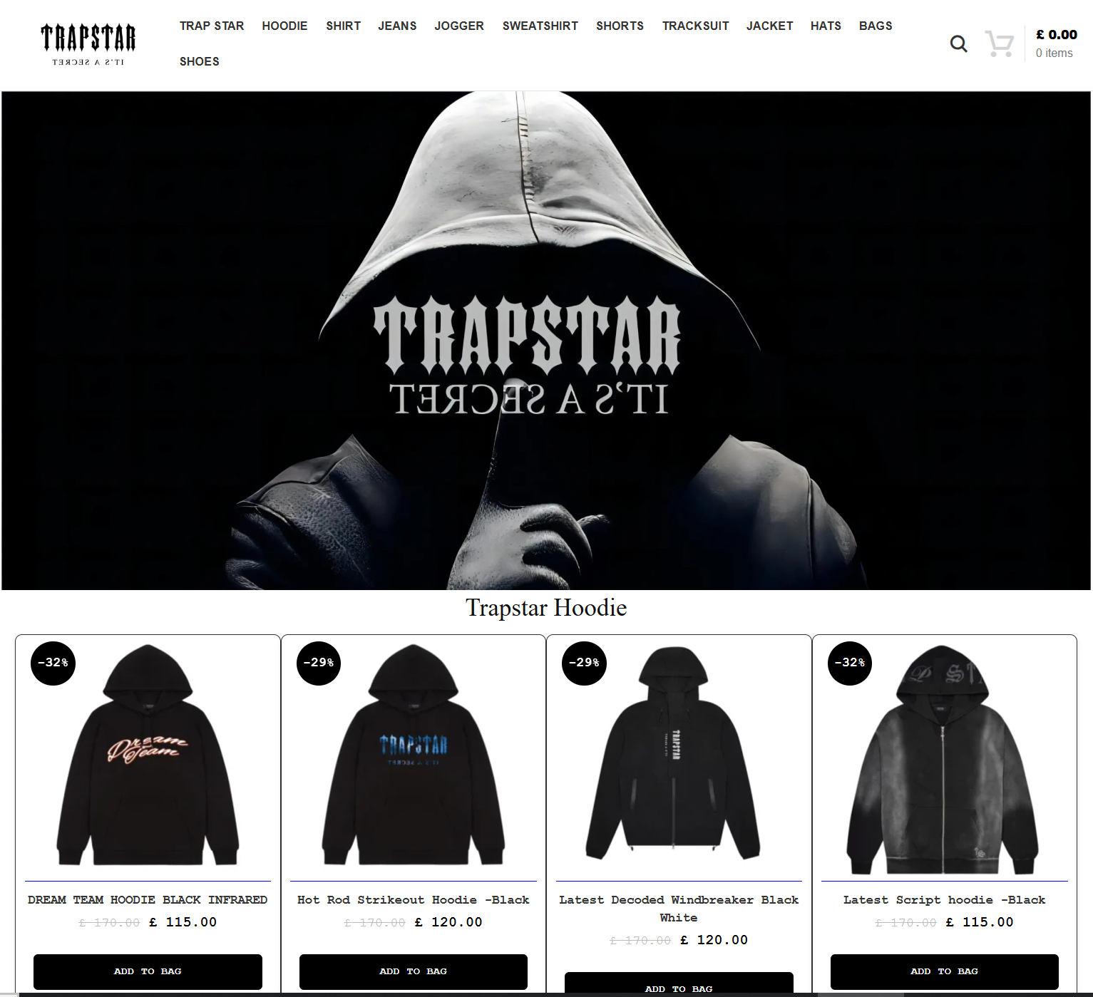 Trapstar Official Website: Your Gateway to Urban Fashion