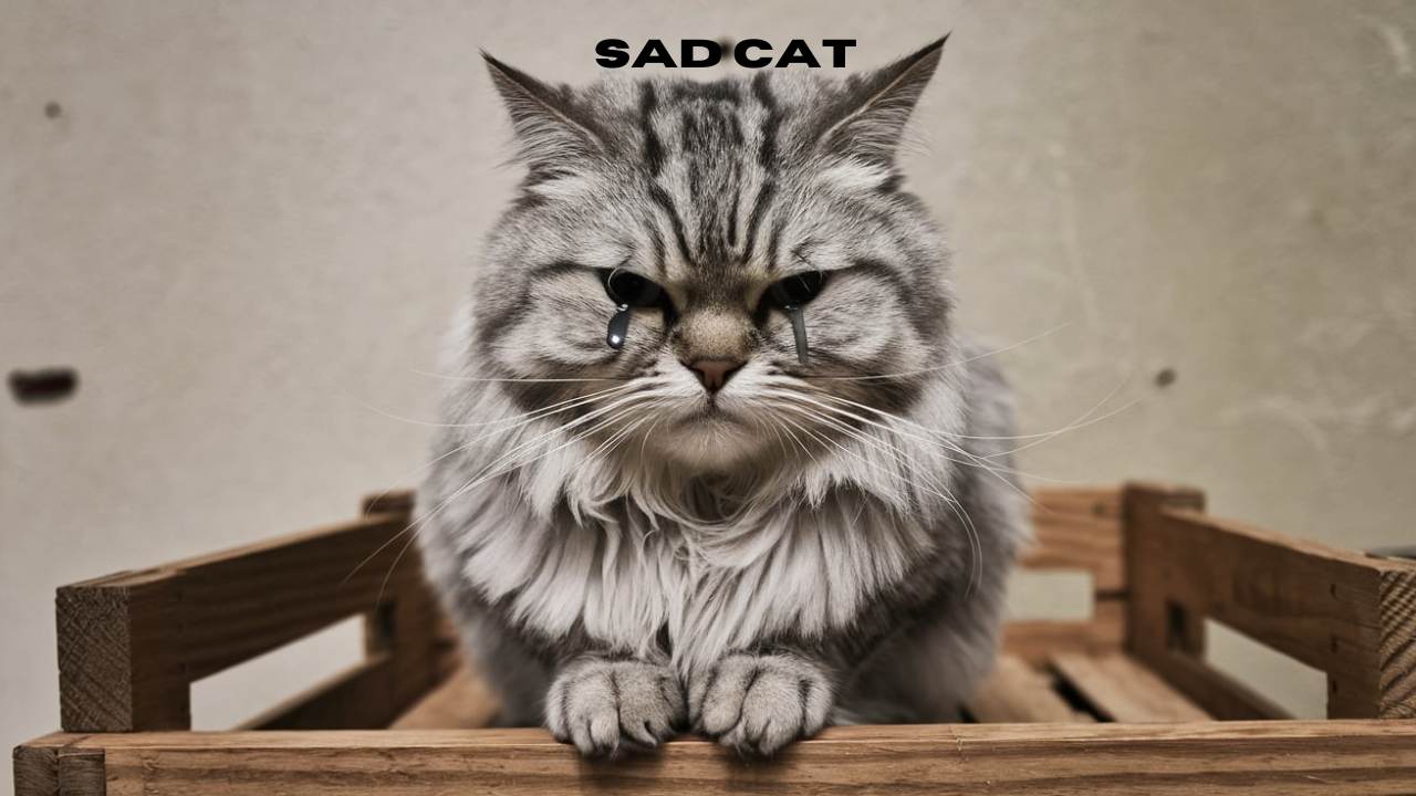 sad cat