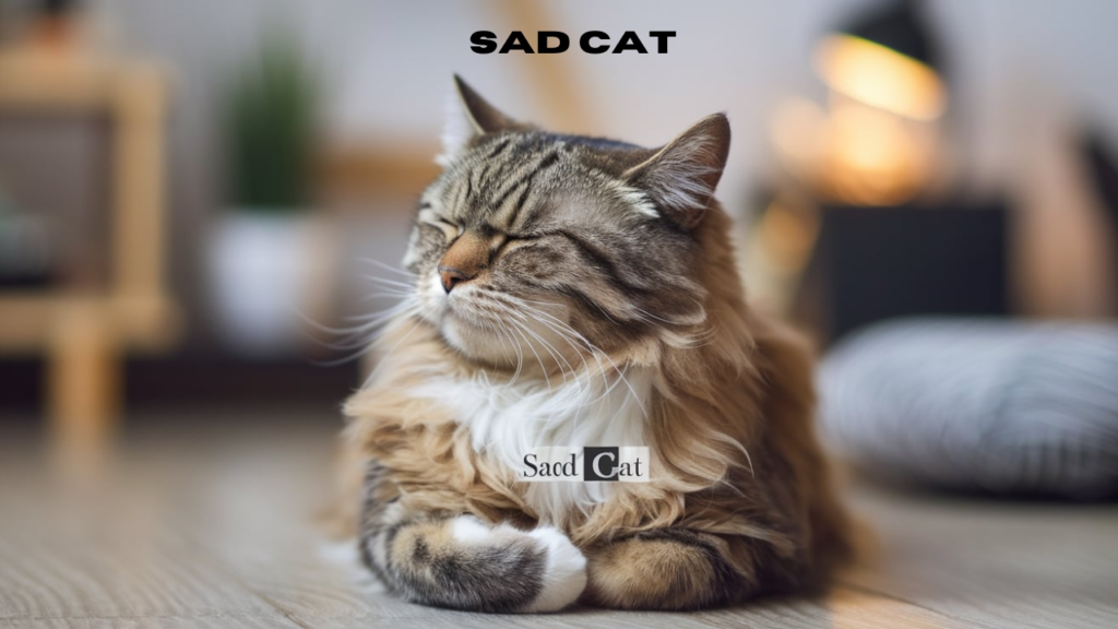 sad cat