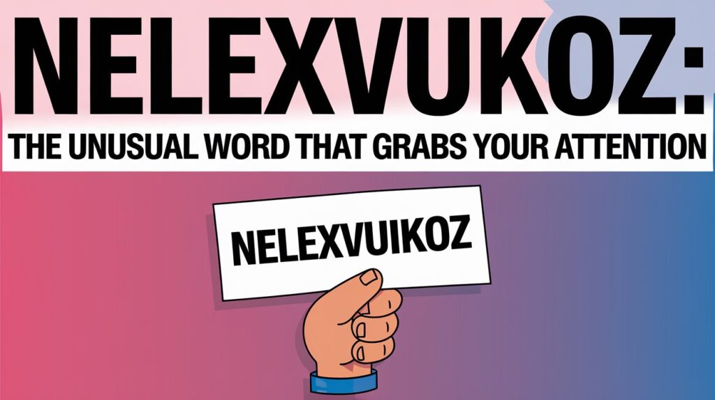 nelexvukoz: The Unusual Word That Grabs Your Attention