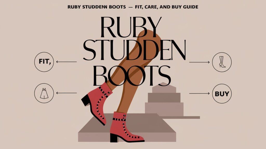 Ruby Studden Boots WE101 — Fit, Care, and Buy Guide